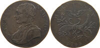 GREAT BRITAIN HALFPENNY TOKEN ISAAC NEWTON MIDDLESEX -