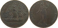 GREAT BRITAIN HALFPENNY TOKEN 1794 DURHAM SOUTH SHIELDS SS