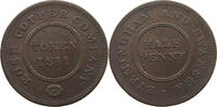 GREAT BRITAIN HALFPENNY TOKEN BIRMINGHAM ROSE COPPER COMPANY -
