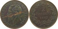 ITALY 2 CENTESIMI VITTORIO EMANUELE II. (1861-1878) -