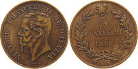 ITALY 5 CENTESIMI VITTORIO EMANUELE II. (1861-1878) -
