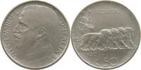 ITALY 50 CENTESIMI VITTORIO EMANUELE III. (1900 - 1946) REEDED EDGE -