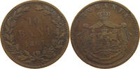 ROMANIA 10 BANI CAROL I. (1866-1914) -