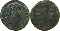 ROME EMPIRE NUMMUS CONSTANTIUS II. 324-361 GLORIA EXERCITVS -