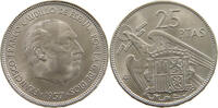 SPAIN 25 PESETAS FRANCISCO FRANCO (1939-1975) -
