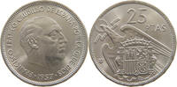 SPAIN 25 PESETAS FRANCISCO FRANCO (1939-1975) -