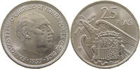 SPAIN 25 PESETAS FRANCISCO FRANCO (1939-1975) -