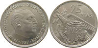 SPAIN 25 PESETAS FRANCISCO FRANCO (1939-1975) -