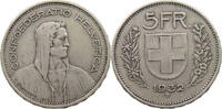5 FRANCS 1932 SCHWEIZ  SS