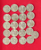 BELGIUM COLLECTION LOT 25 CENTIMES COLLECTION LOT BELGIUM 25 CENTIMES ALL DIFFERENT DATES TOP 21PC 38G -