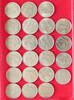 BELGIUM COLLECTION LOT 5 FRANCS COLLECTION LOT BELGIUM 5 FRANCS ALL DIFFERENT DATES 22PC 132G -