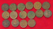 CANADA COLLECTION LOT 1 CENT COLLECTION LOT CANADA 1 CENT 16PC 52G -