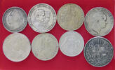 GERMAN STATES COLLECTION LOT TALER COLLECTION LOT GERMAN STATES TALER 2 TALER ALL NON SILVER FORGERIES COPIES NACHPRÄGUNGEN 8PC 238G -