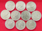 GREAT BRITAIN COLLECTION LOT 10 PENCE COLLECTION LOT GREAT BRITAIN 10 PENCE ALL DIFFERENT DATES 10PC 113G -