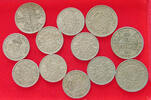 GREAT BRITAIN COLLECTION LOT 2 SHILLINGS COLLECTION LOT GREAT BRITAIN 2 SHILLINGS HALF CROWN 12PC 147G -