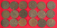 ITALY COLLECTION LOT 10 CENTESIMI COLLECTION LOT ITALY 10 CENTESIMI BEFORE 1945 9PC 87G -