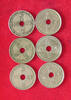 NORWAY COLLECTION LOT 1 KRONE COLLECTION LOT NORWAY 1 KRONE ALL DIFFERENT DATES 6PC 42G -
