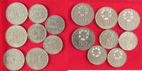 PORTUGAL COLLECTION LOT COLLECTION LOT PORTUGAL 20 50 ESCUDOS ALL DIFFERENT DATES 8PC 65G -