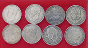 SPAIN COLLECTION LOT COLLECTION LOT SPAIN ALL NON SILVER FORGERIES COPIES NACHPRÄGUNGEN 8PC 164G -