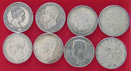 SPAIN COLLECTION LOT COLLECTION LOT SPAIN ALL NON SILVER FORGERIES COPIES NACHPRÄGUNGEN 8PC 165G -