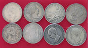 SPAIN COLLECTION LOT COLLECTION LOT SPAIN ALL NON SILVER FORGERIES COPIES NACHPRÄGUNGEN 8PC 169G -
