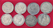 SPAIN COLLECTION LOT COLLECTION LOT SPAIN ALL NON SILVER FORGERIES COPIES NACHPRÄGUNGEN 8PC 170G -