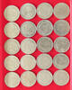 SWEDEN COLLECTION LOT 1 KRONA COLLECTION LOT SWEDEN 1 KRONA ALL DIFFERENT DATES 20PC 140G -
