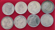 UNITED STATES OF AMERICA COLLECTION LOT DOLLAR COLLECTION LOT UNITED STATES OF AMERICA DOLLAR ALL NON SILVER FORGERIES COPIES NACHPRÄGUNGEN 8PC 152G -