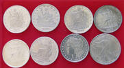UNITED STATES OF AMERICA COLLECTION LOT DOLLAR COLLECTION LOT UNITED STATES OF AMERICA DOLLAR ALL NON SILVER FORGERIES COPIES NACHPRÄGUNGEN 8PC 154G -