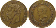 FRANCE JETON Napoleon III. (1852-1870) NAPOLEON EUGENE PRINCE IMPERIAL -