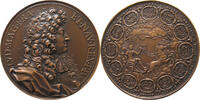 FRANCE MEDAILLE LOUIS XIV. (1643–1715) prise de 12 villes en Hollande REFRAPPE -
