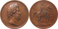 FRANCE MEDAILLE LOUIS PHILIPPE I. (1830-1848) statue du duc dOrléans lArmée au duc dOrléans -
