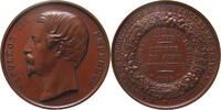 FRANCE MEDAILLE NAPOLEON III. (1852-1870) CAQUE CONCOURS UNIVERSEL AGRICOLE PARIS -