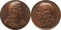 FRANCE MEDAILLE JEAN Racine J.B. POQUELIN Moliere Caunois -