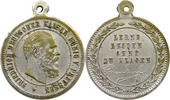 KAISERREICH MEDAILLE zum Tode Kaiser Kaiser Friedrich III. Lerne Leiden ohne zu klagen -
