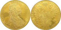 HAUS HABSBURG 4 DUCAT FRANZ JOSEPH I. (1848-1916) NON-GOLD FORGERY RESTRIKE NACHPRÄGUNG -