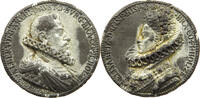 SPANISH NETHERLANDS MEDAILLE Jean de Montfort. Mariage des archiducs Albert et Isabelle -