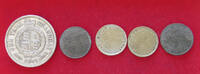 CHINA COLLECTION LOT COLLECTION LOT CHINA ALL NON SILVER FORGERIES COPIES NACHPRÄGUNGEN 5PC 37G -