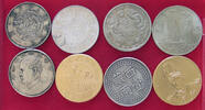 CHINA COLLECTION LOT COLLECTION LOT CHINA ALL NON SILVER FORGERIES COPIES NACHPRÄGUNGEN 8PC 216G -