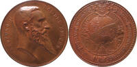 BELGIUM MEDAILLE LEOPOLD II. 1865-1909 Exposition Universelle d´Anvers -