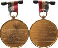 FRANCE MEDAILLE Souvenir de lascension en ballon captif au-dessus de l´Exposition -