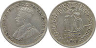 CEYLON 10 CENTS GEORGE V. (1910-1936) -