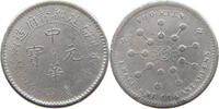CHINA REPUBLIC FUKIEN 20 CENTS COPY RESTRIKE NACHPRÄGUNG -