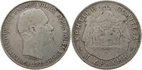 CRETE 1 DRACHMA 1901 GEORGE I. (1863-1913) S