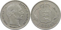 DENMARK 1 KRONE 1898 CHRISTIAN IX. (1863-1906) SS