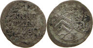 HANAU LICHTENBERG 1 KREUZER Friedrich Casimir 1641-1685 SELTEN -