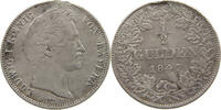 BAYERN 1/2 GULDEN Ludwig I. 1825-1848 -