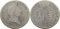 SACHSEN ALBERTINISCHE LINIE 2/3 TALER 1770 Friedrich August III. 1763-1806 S