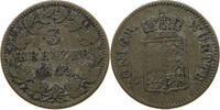 WÜRTTEMBERG 3 KREUZER Wilhelm I. (1816-1864) -