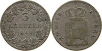 BAYERN 3 KREUZER Maximilian II. Joseph (1848-1864) -